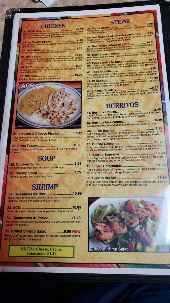 El Rio Mexican Restaurant Menu - Image 6
